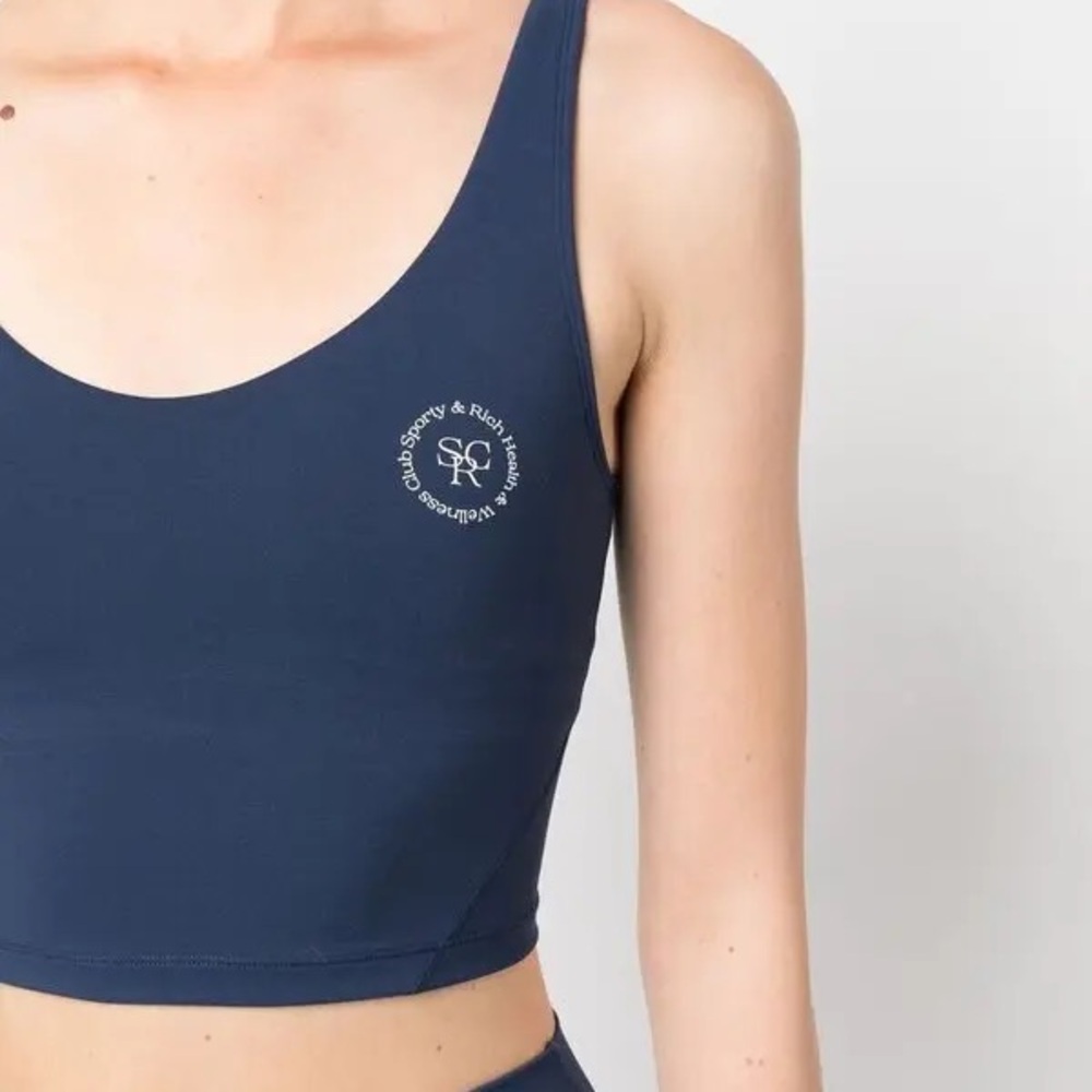 Sporty & Rich Dark Blue Activewear top